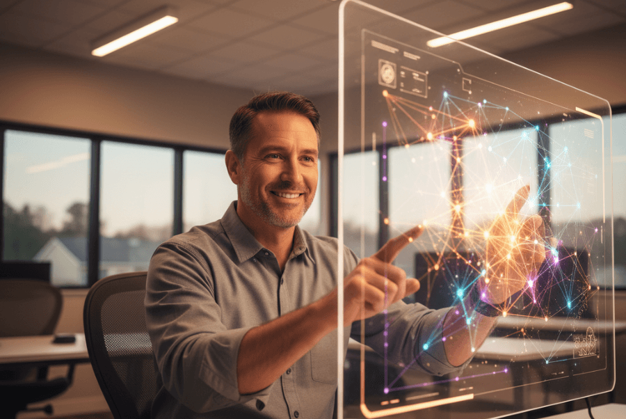 Local business owner in Lorton VA using AI neural network training system