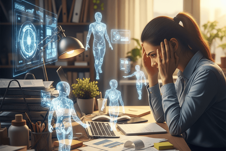 AI agents helping small business owner in Lorton VA manage tasks